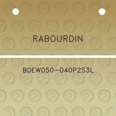 rabourdin-b0ew050-040p2s3l