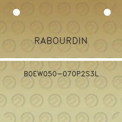 rabourdin-b0ew050-070p2s3l