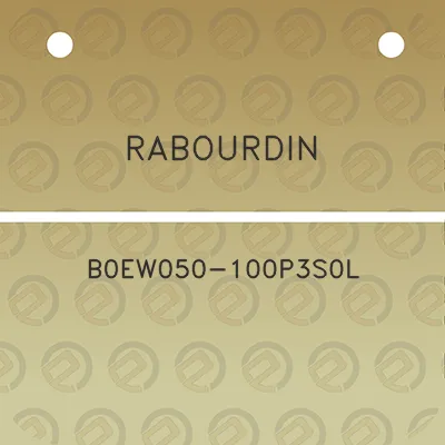 rabourdin-b0ew050-100p3s0l