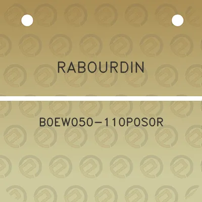 rabourdin-b0ew050-110p0s0r