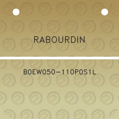 rabourdin-b0ew050-110p0s1l