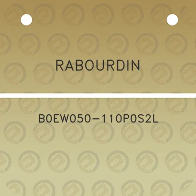 rabourdin-b0ew050-110p0s2l