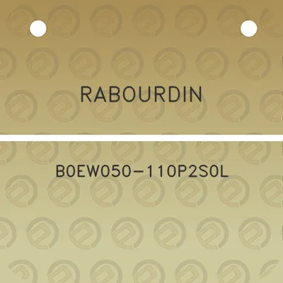 rabourdin-b0ew050-110p2s0l