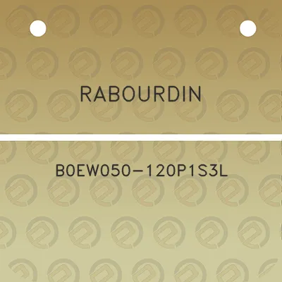 rabourdin-b0ew050-120p1s3l