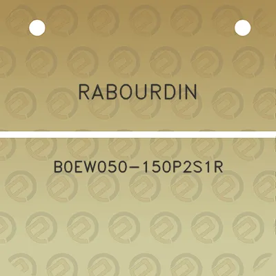 rabourdin-b0ew050-150p2s1r