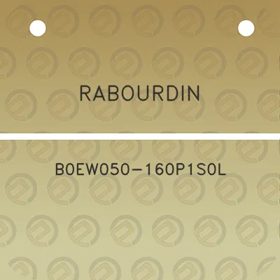 rabourdin-b0ew050-160p1s0l