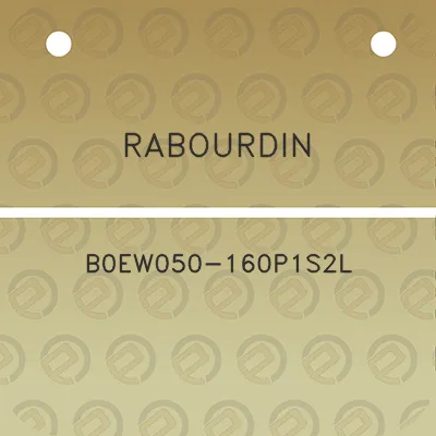 rabourdin-b0ew050-160p1s2l