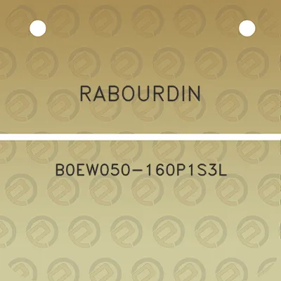 rabourdin-b0ew050-160p1s3l