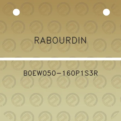 rabourdin-b0ew050-160p1s3r