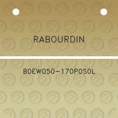 rabourdin-b0ew050-170p0s0l