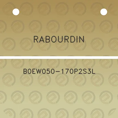 rabourdin-b0ew050-170p2s3l