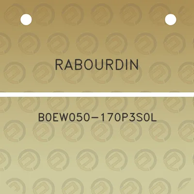 rabourdin-b0ew050-170p3s0l