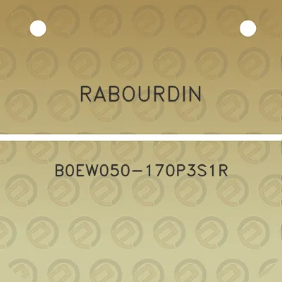 rabourdin-b0ew050-170p3s1r