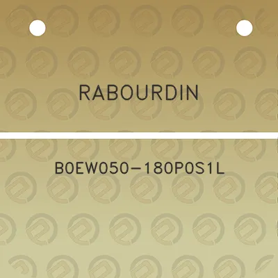 rabourdin-b0ew050-180p0s1l