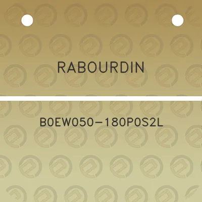 rabourdin-b0ew050-180p0s2l