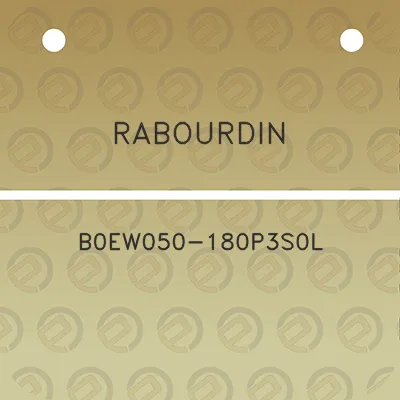 rabourdin-b0ew050-180p3s0l