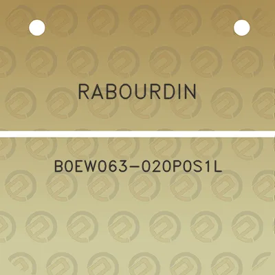 rabourdin-b0ew063-020p0s1l