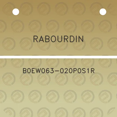 rabourdin-b0ew063-020p0s1r