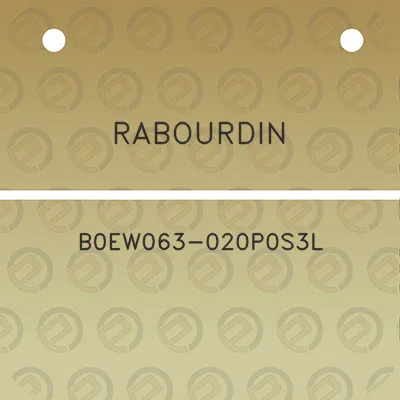 rabourdin-b0ew063-020p0s3l