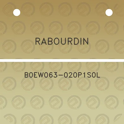 rabourdin-b0ew063-020p1s0l