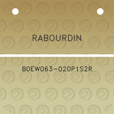 rabourdin-b0ew063-020p1s2r