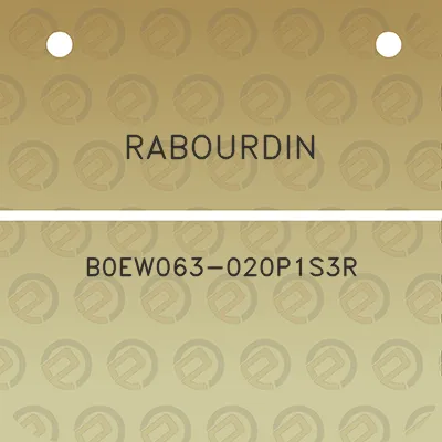 rabourdin-b0ew063-020p1s3r