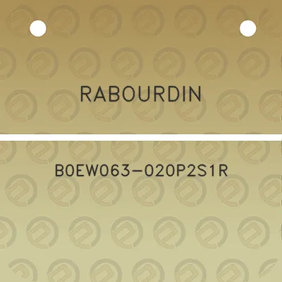 rabourdin-b0ew063-020p2s1r