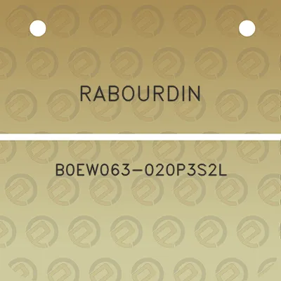 rabourdin-b0ew063-020p3s2l