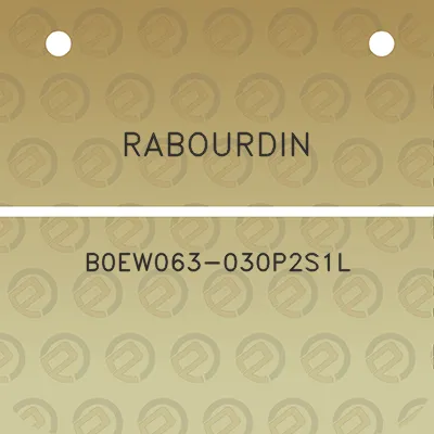 rabourdin-b0ew063-030p2s1l