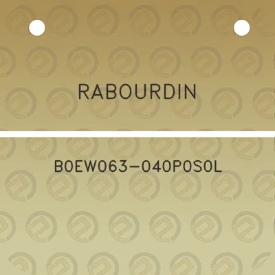 rabourdin-b0ew063-040p0s0l