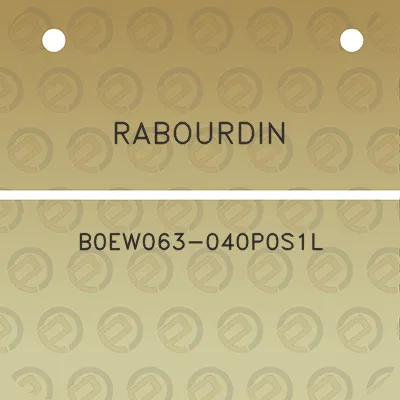 rabourdin-b0ew063-040p0s1l