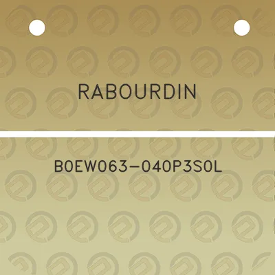 rabourdin-b0ew063-040p3s0l