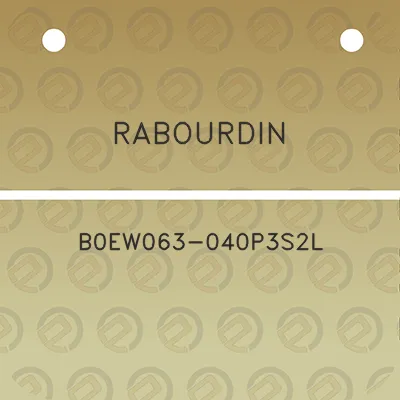 rabourdin-b0ew063-040p3s2l