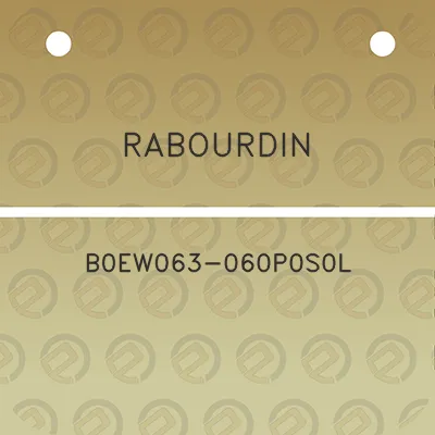 rabourdin-b0ew063-060p0s0l