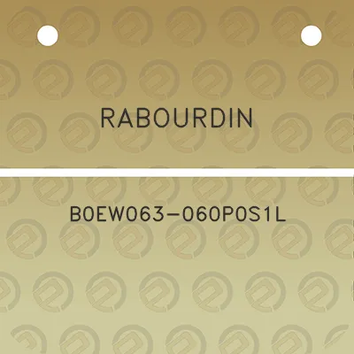 rabourdin-b0ew063-060p0s1l