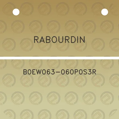 rabourdin-b0ew063-060p0s3r