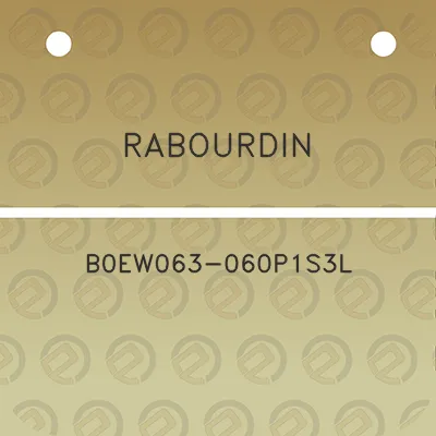 rabourdin-b0ew063-060p1s3l