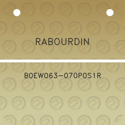 rabourdin-b0ew063-070p0s1r