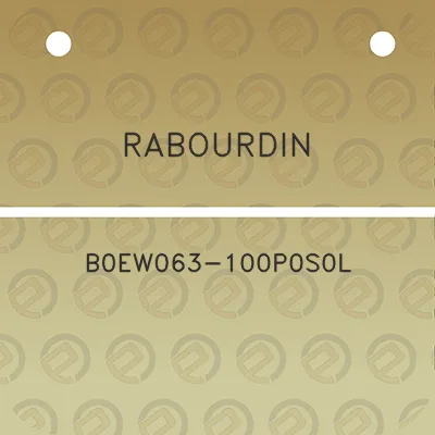 rabourdin-b0ew063-100p0s0l