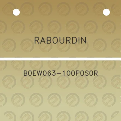 rabourdin-b0ew063-100p0s0r