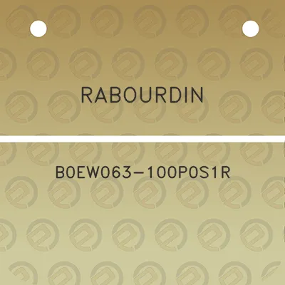 rabourdin-b0ew063-100p0s1r