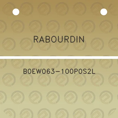 rabourdin-b0ew063-100p0s2l