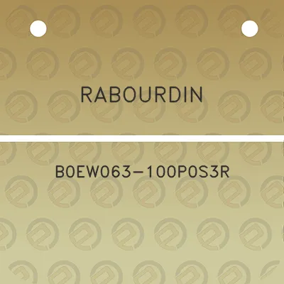 rabourdin-b0ew063-100p0s3r