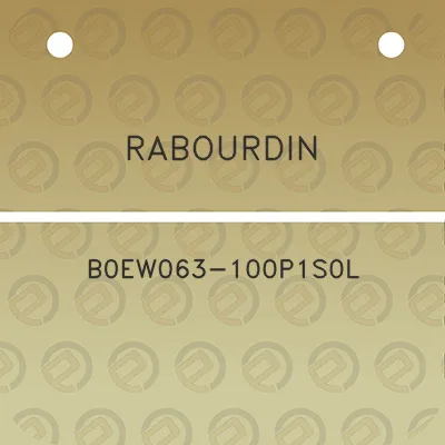 rabourdin-b0ew063-100p1s0l