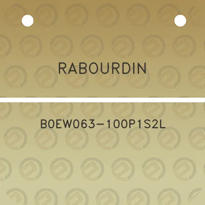 rabourdin-b0ew063-100p1s2l