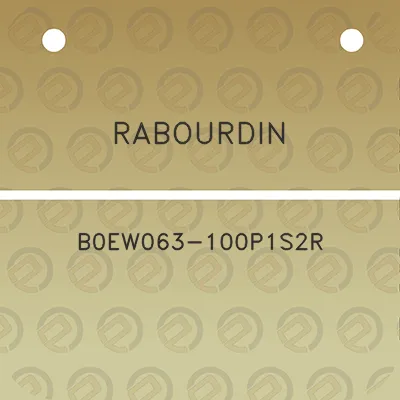 rabourdin-b0ew063-100p1s2r