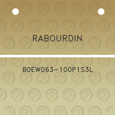 rabourdin-b0ew063-100p1s3l