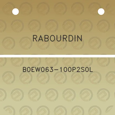 rabourdin-b0ew063-100p2s0l