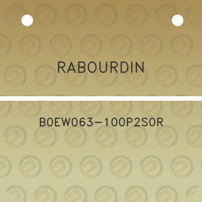 rabourdin-b0ew063-100p2s0r