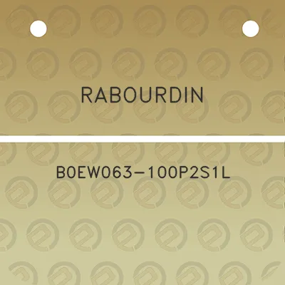 rabourdin-b0ew063-100p2s1l